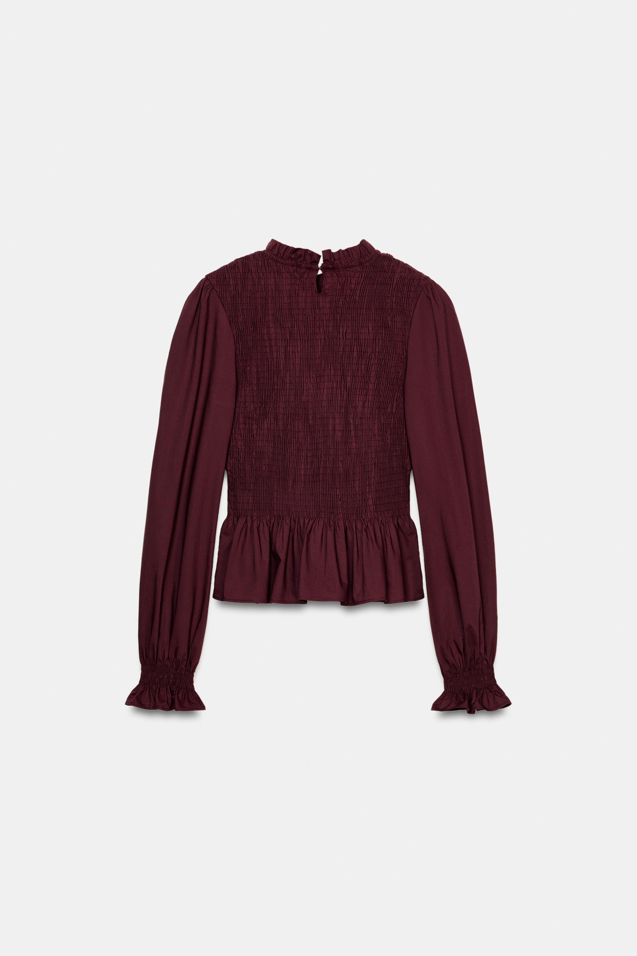 CHEMISE À RAYURES NID D'ABEILLE